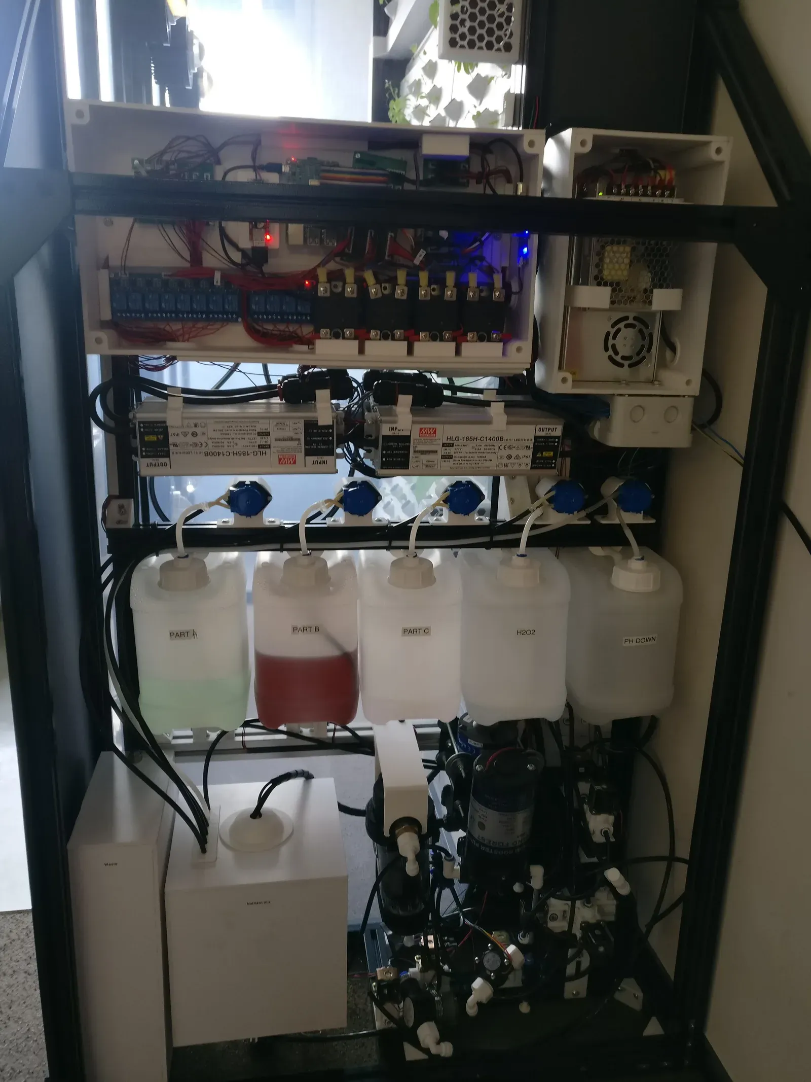 Vertical farm at an early stage