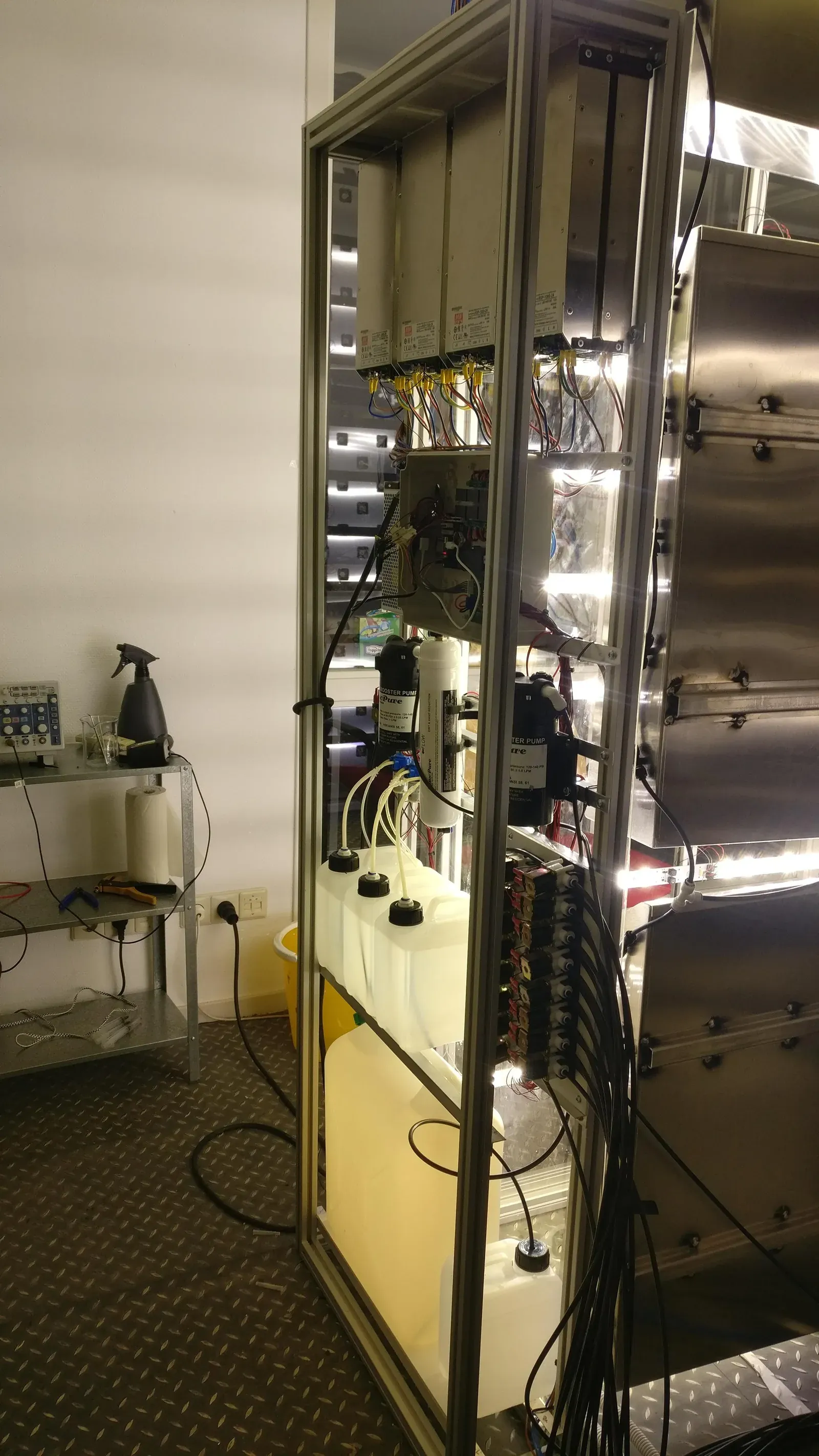 Vertical farm at a later stage